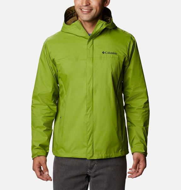 Columbia Watertigh Rain Jacket Green For Men's NZ26038 New Zealand